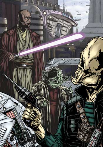 Mace Windu and Yoda