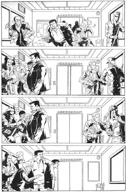 Crymson Dynamo 4, page 7, final pencils