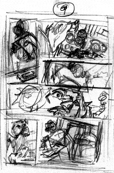 Crymson Dynamo 4, page 9, thumbnails