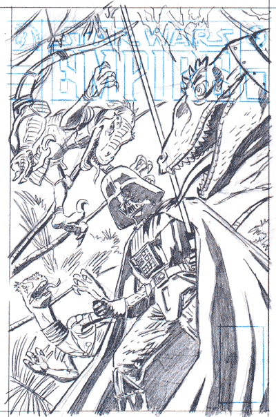 Empire 31 Cover Rough Sketch 2