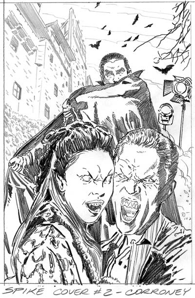 Spike Vs. Dracula 2 Rough Cover