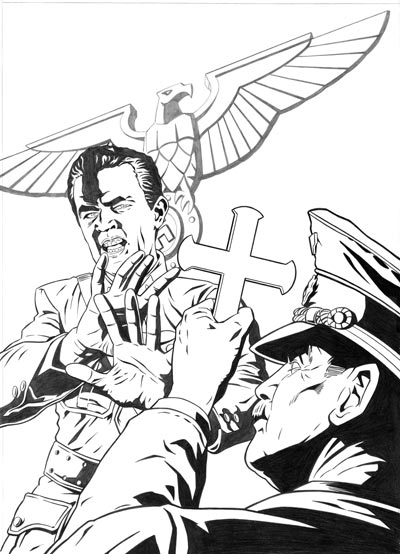 Spike Vs. Dracula 3 Cover Pencils