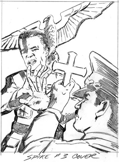 Spike Vs. Dracula 3 Rough Cover