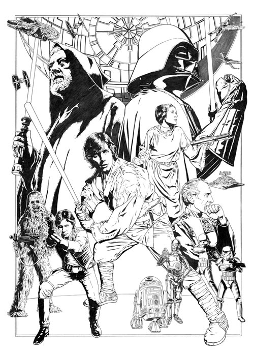 Star Wars: Celebration IV 30th Anniversary Limited Edition Print Pencils