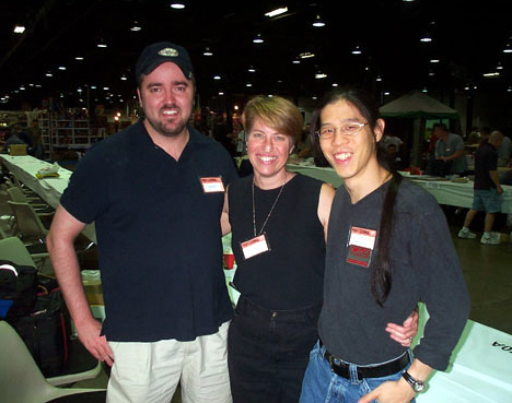 Joe Corroney, Jan Duursema and Justin (Kai Justiss)