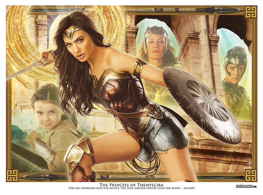 Joe Corroney Wonder Woman Lithograph